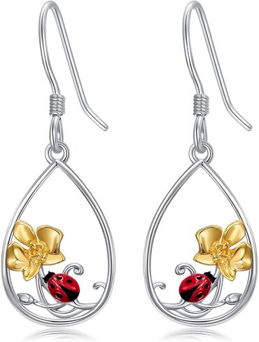 Otter Earrings 925 Sterling Silver Sea Otter Stud Jewelry for Women Gifts in Saudi Arabia