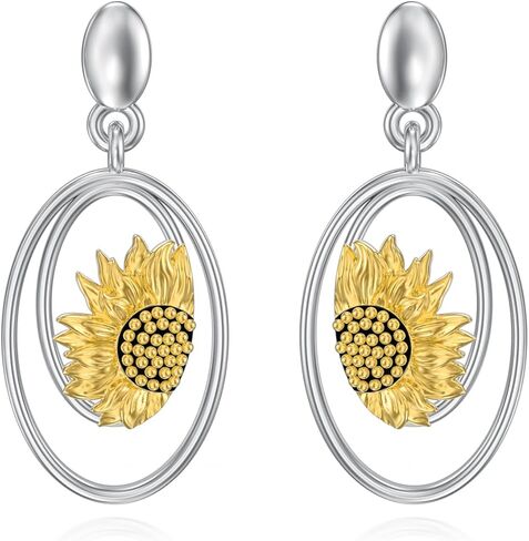 Otter Earrings 925 Sterling Silver Sea Otter Stud Jewelry for Women Gifts in Kuwait