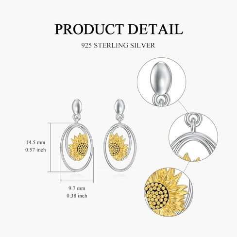 Otter Earrings 925 Sterling Silver Sea Otter Stud Jewelry for Women Gifts in Kuwait