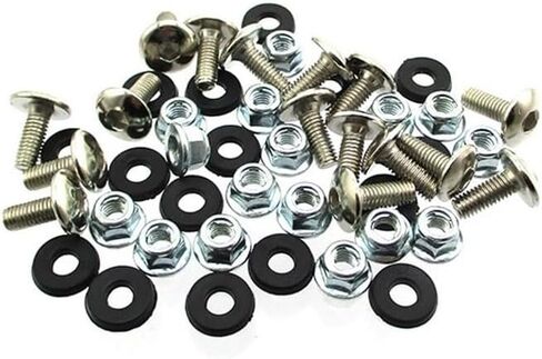 16pcs M6 X 16 Plastic Fender Bolt Washer Nut Screw Kit for 50cc 70cc 90cc 110cc 125cc ATV Quad 4 Wheeler Parts in Saudi Arabia