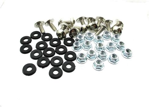 16pcs M6 X 16 Plastic Fender Bolt Washer Nut Screw Kit for 50cc 70cc 90cc 110cc 125cc ATV Quad 4 Wheeler Parts in Saudi Arabia