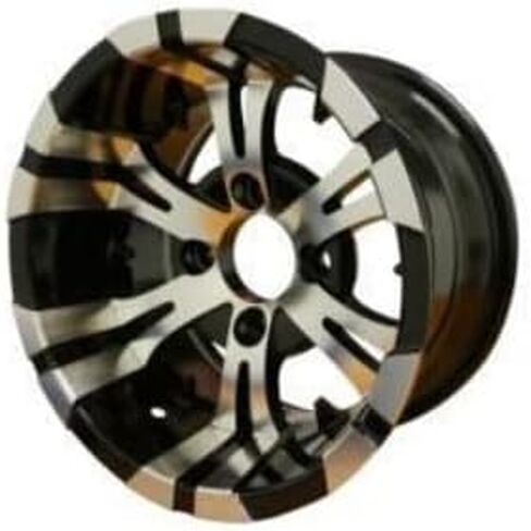 12 "عجلات عربة غولف سوداء/مصنوعة من مصاصي الدماء و 215/50-12 Dot Golf Cart - مجموعة من 4 in Kuwait