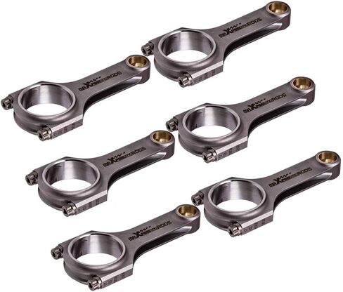 maXpeedingrods Connecting Rods for Nissan L28 12V 2.8L Engine, for Nissan Patrol, for Datsun 280ZX Turbo and More with 3/8" ARP 2000 Bolts in Saudi Arabia