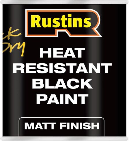 Heat Resistant Black Paint 250ml in Kuwait