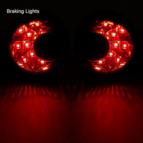 TCT-Motorparts chrome خلفي الإشارات LED LED ملاءمة لهارلي سبورتستر 883 1200 1992-22 21 in Kuwait
