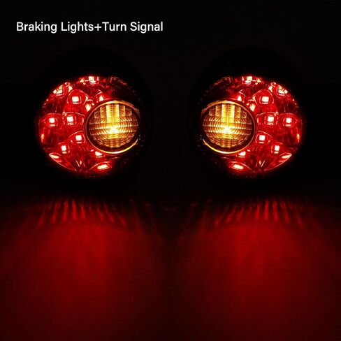TCT-Motorparts chrome خلفي الإشارات LED LED ملاءمة لهارلي سبورتستر 883 1200 1992-22 21 in Kuwait