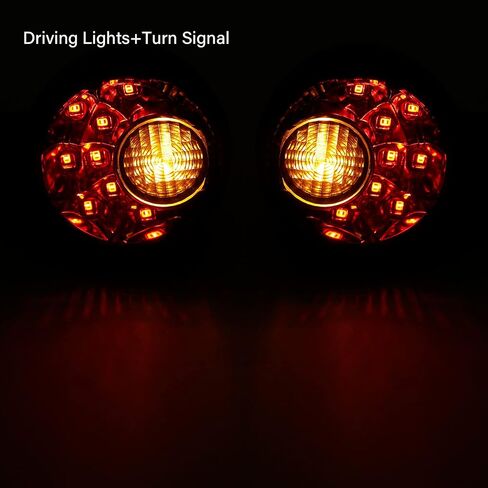 TCT-Motorparts chrome خلفي الإشارات LED LED ملاءمة لهارلي سبورتستر 883 1200 1992-22 21 in Kuwait