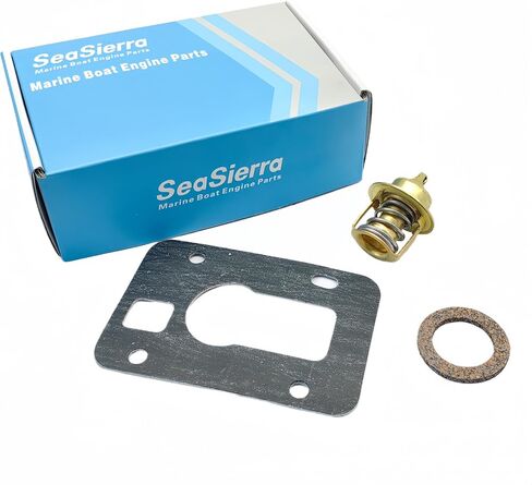 3853799 Marine Thermostat Kit Replace OMC Cobra 120 & 140 2.5L & 3.0L Sterndrive Volvo Penta Boat Engines 982554 Sierra 18-3670 in Saudi Arabia