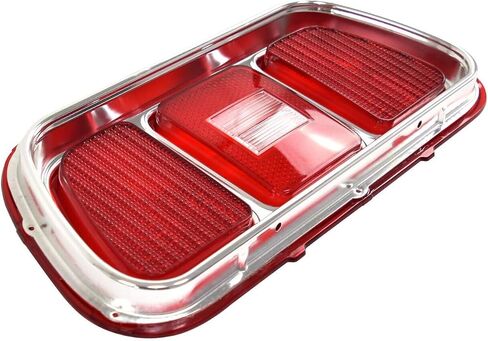 Law Light Red & Clear Lens مع مصباح الفرامل الأيسر أو الأيمن لفورد لـ Mustang 1971-1973 D1ZZ-13450 in Kuwait