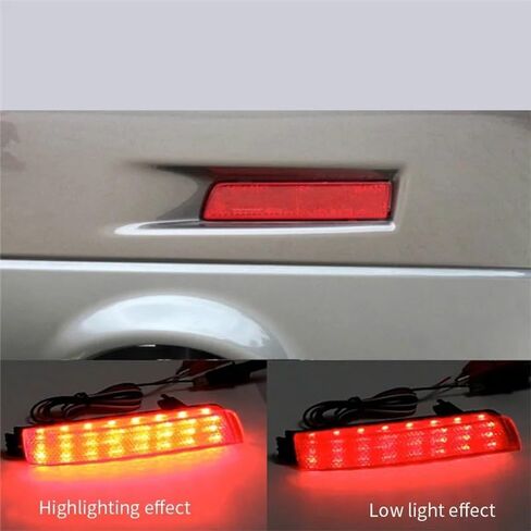 Car Rear Bumper Tail Brake Light Reflector Light Red Lens For Nissan Juke/Murano/For Infiniti FX35 FX37 FX50 in Saudi Arabia