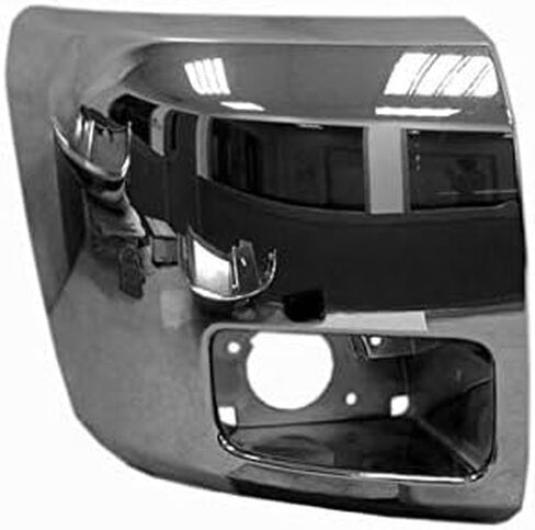 نهاية الصدمات الأمامية اليمنى من جانب الراكب - Chrome - متوافق مع 2012-2013 Chevy Silverado 1500 in Saudi Arabia