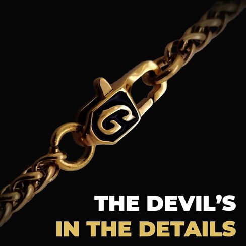 سلسلة النخيل GLD للرجال والنساء - 18K - 2MM و 4MM in Kuwait