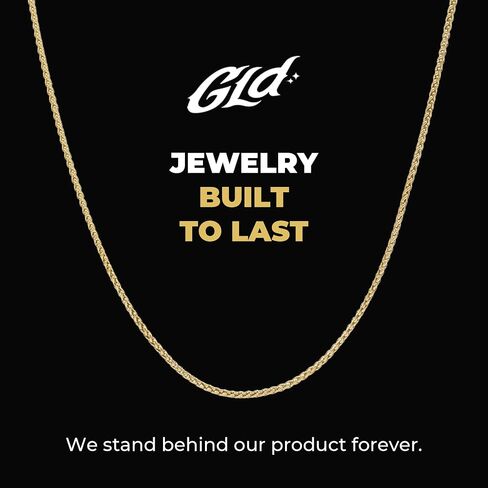 سلسلة النخيل GLD للرجال والنساء - 18K - 2MM و 4MM in Kuwait