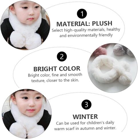 BESPORTBLE 1PC BOY BOY GIRL'S WINTER WINTER SOFT CROSS TIB DRADER WARTY FOR BOYS and Girls Cozy Choster Christmas for Weather Alegant Design for الخريف والشتاء in Saudi Arabia