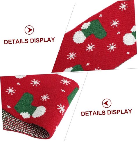 SAFIGLE Winter Warm Scarf for Boy Girl Knitted Christmas Clothing Accessory Soft and Skin-friendly Boy Girl Scarf for Outdoor Activities for Cold Days in Saudi Arabia