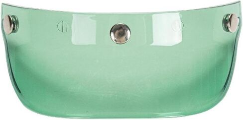 Helmet Peak Visor, Universal 3 Snap Motorbike Helmet Accessories Sun Shield Protector Replace Part for 3/4 Helmets, Green in Saudi Arabia