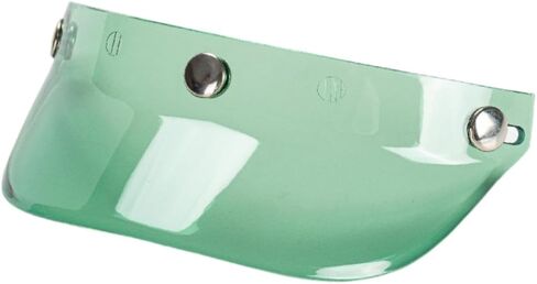 Helmet Peak Visor, Universal 3 Snap Motorbike Helmet Accessories Sun Shield Protector Replace Part for 3/4 Helmets, Green in Saudi Arabia