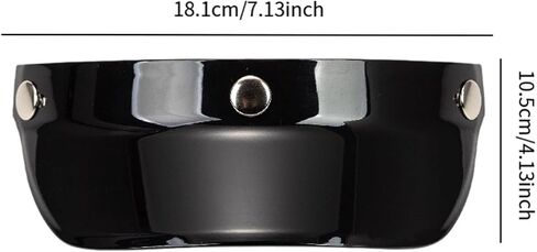 Helmet Peak Visor, Universal 3 Snap Motorbike Helmet Accessories Sun Shield Protector Replace Part for 3/4 Helmets, Green in Saudi Arabia