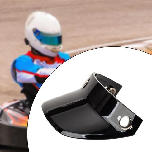 Helmet Peak Visor, Universal 3 Snap Motorbike Helmet Accessories Sun Shield Protector Replace Part for 3/4 Helmets, Green in Saudi Arabia
