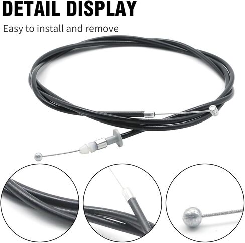 5363042060 Hood Latch Lock Control Cable, Replacement for Toyota RAV4 L Sport 2.4L 2005 Base 2.0L 2001-2003 Base 2.4L 2004 2005 Base L 2.4L 2004, Replaces 53630-42060 in Saudi Arabia