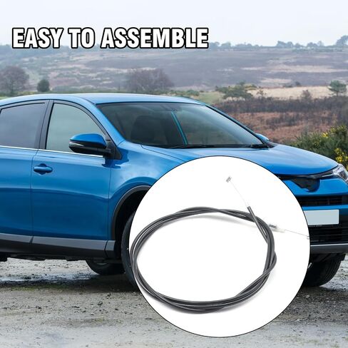 5363042060 Hood Latch Lock Control Cable, Replacement for Toyota RAV4 L Sport 2.4L 2005 Base 2.0L 2001-2003 Base 2.4L 2004 2005 Base L 2.4L 2004, Replaces 53630-42060 in Saudi Arabia