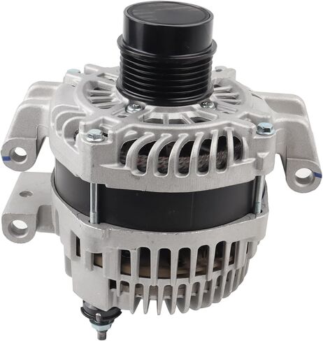 المولد 160A 12V 6-GROOVE Decoupler Pulley متوافق مع 2014-2019 Jeep Cherokee ، Compass Renegade ، Chrysler 200 ، Ram Promaster City ، Fiat 500X ، 2.4L ، استبدل 56029624AB 11554N in Kuwait