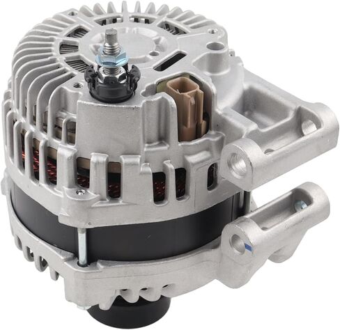 المولد 160A 12V 6-GROOVE Decoupler Pulley متوافق مع 2014-2019 Jeep Cherokee ، Compass Renegade ، Chrysler 200 ، Ram Promaster City ، Fiat 500X ، 2.4L ، استبدل 56029624AB 11554N in Kuwait