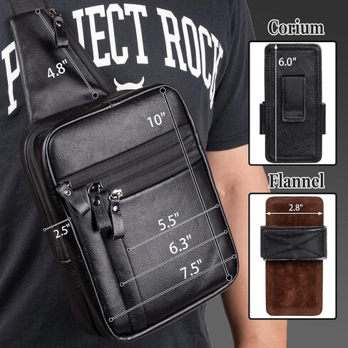 Tactical Sling Bag for Men - Concealed Carry Bag for Men - Small Tactical Backpack - Mens Fanny Pack Crossbody in Saudi Arabia