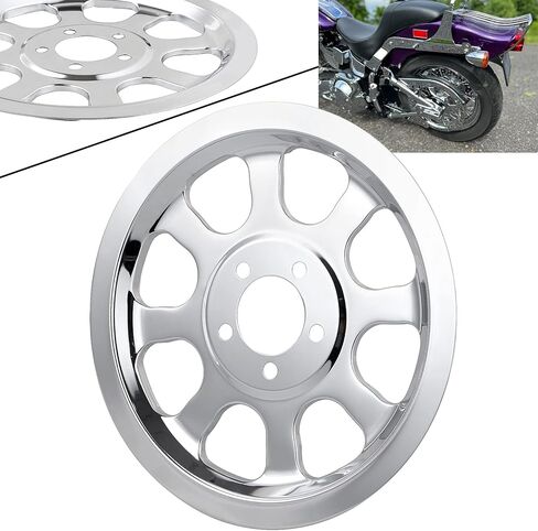 غطاء بكرة خلفية للدراجة النارية Chrome من أجل Harley Heritage Softail Classic Boy Flstc fxst flstf flsts fxstb fxsts in Kuwait