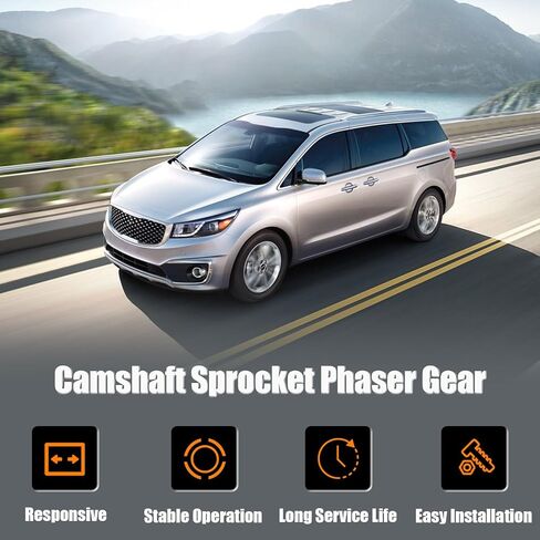 متغير تناول المحرك متغير توقيت ترس عمود الحدبات المتوافق مع Hyundai Santa Fe 2013-2018 ، Azera 2011-2017 ، Santa Fe XL ، Genesis & Kia Sorento ، Sedona ، K900 ، Cadenza ، OE# 243503CGA0 in Saudi Arabia