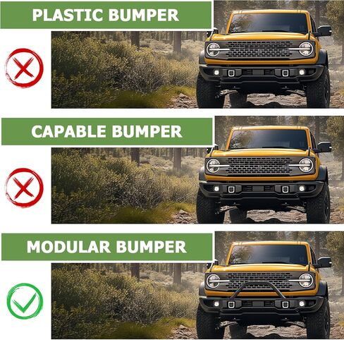 BAR BULL الأمامي KUAFU متوافق مع 2021-2024 FORD BRONCO M2DZ17D957AB المصد شواء GRILLE BRUSTORTER BAR in Saudi Arabia