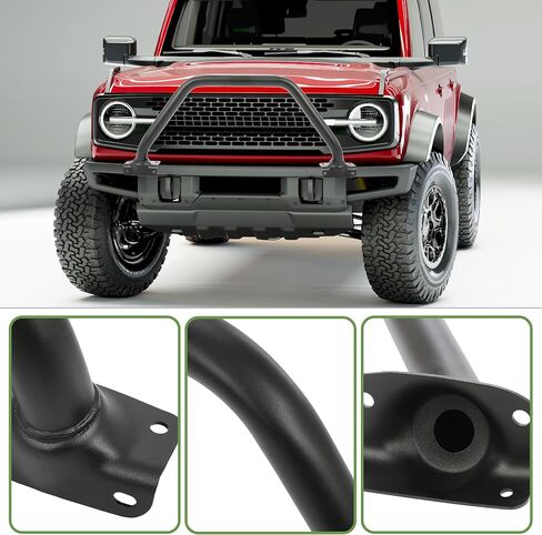 BAR BULL الأمامي KUAFU متوافق مع 2021-2024 FORD BRONCO M2DZ17D957AB المصد شواء GRILLE BRUSTORTER BAR in Saudi Arabia