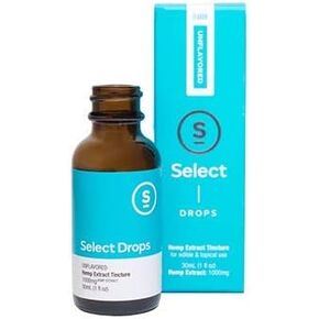 Select Drops - Hemp Tincture - 1000mg (30ml) - unflavored in Saudi Arabia