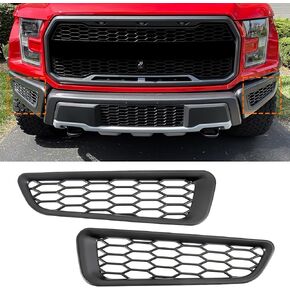 Front Pumper Fog Vent for Ford F150 Raptor 2016 2017 2018 2019 2020 Side Fender & Headlight Cover Trim (Matte Black) in Kuwait