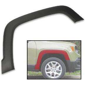PIT66 Fender Flare, Compatible with 2015-2021 Jeep Renegade 1Pcs Front Right Fender Trim Molding Moulding Textured Black 5XB67LXHAA, CH1790104 in Kuwait