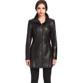 BGSD Women Jocelyn Lambskin Leather Coar (متوفر أيضًا بحجم زائد و Petite) in Kuwait