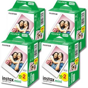 Fuijfilm Instant Mini Film Instant Camera Film 40 Shoots, & SOLOFIS Lens Cleaner (40 Pack) in Saudi Arabia