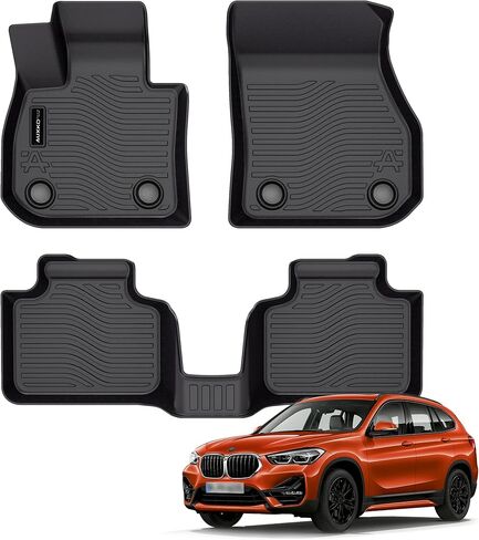 Auxko All Weather Floor Mats Cargo Mat Fit for BMW X3 2025 TPE Liners Car Accessories for BMW X3 2025 All Season Guard Odorless Anti-Slip Floor Mats Cargo Liner in Kuwait