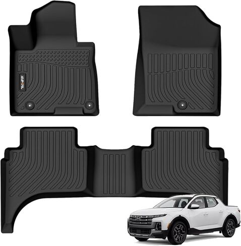 AIPOIL®TPE Floor Mats & Cargo Liner Custom for 2013-2019 Ford Escape (S/SE/Titanium/SEL) | Fits 1st & 2nd Row & Trunk | All Weather Protection | Full Set Accessories, Black.… in Saudi Arabia