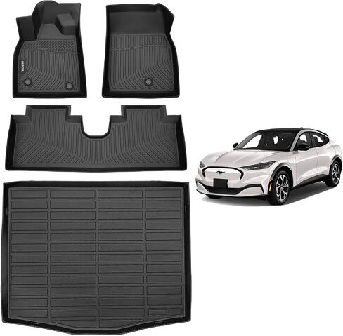 AIPOIL®TPE Floor Mats & Cargo Liner Custom for 2013-2019 Ford Escape (S/SE/Titanium/SEL) | Fits 1st & 2nd Row & Trunk | All Weather Protection | Full Set Accessories, Black.… in Saudi Arabia