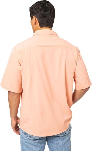 Realtree Men's Short Sleeve Performance Tech Vented UPF 50+ Sun Protection Fishing Shirts in Saudi Arabia