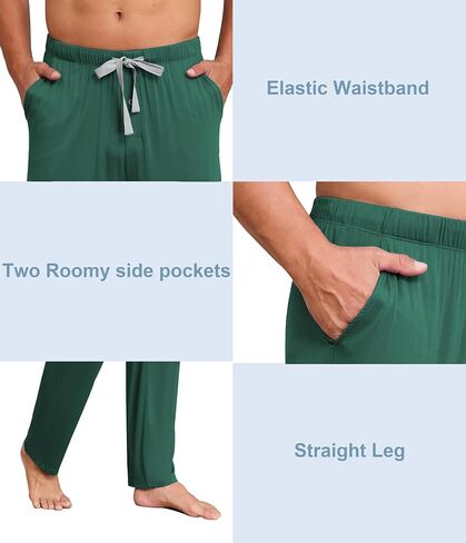 راجع رجال بيجاما سروال الخيزران رايون ناع in Kuwait