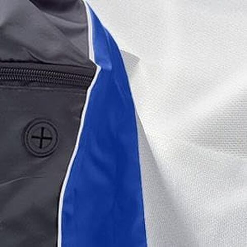 DISCOUNT PROMOS Two-Tone Drawstring Backpack Non-Woven - 10 pack - Customizable Text, Logo - Durable Sports Backpacks - Ideal for Sports, Travel, Gym & More - Blue in Saudi Arabia