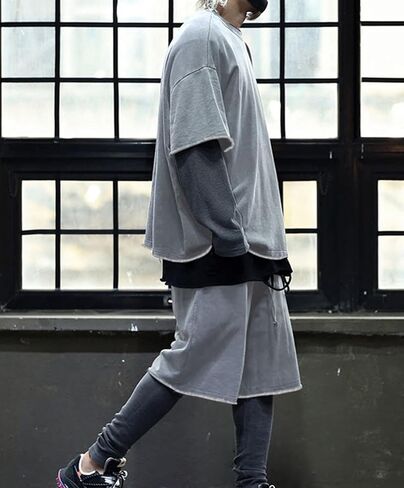 Mens Tracksuit Short Sleeve Tshirts and Shorts Set 2 Piece Outfits Casual Sweatsuits with Pocket in Kuwait
