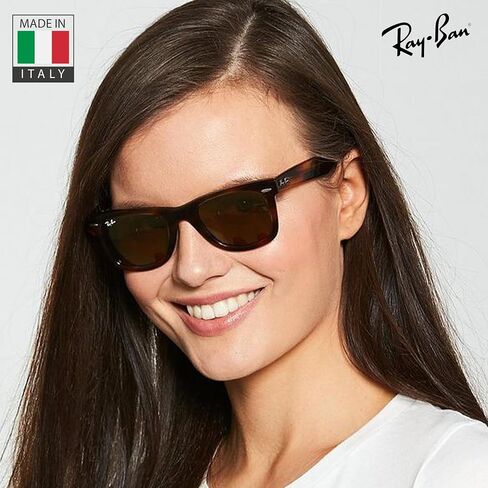 Ray-Ban RB2140 Original Wayfarer Classic Polarized Square Shape Sunglasses for Men and Women-Timeless Classic Sun Glasses with Modern Elegance-Premium UV Protection-Designer Men's & Women's Sunglasses in Saudi Arabia