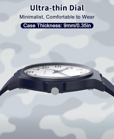 Kids Analog Watch, 30M Waterproof, Thin Dial Kids Watch, Easy to Read Children's Watch, Simple Sports Watch for Boys, Girls and Teenagers, for Ages 5-15 Kids Great Birthday Gifts Christmas Day in Kuwait