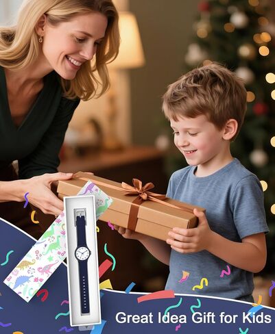 Kids Analog Watch, 30M Waterproof, Thin Dial Kids Watch, Easy to Read Children's Watch, Simple Sports Watch for Boys, Girls and Teenagers, for Ages 5-15 Kids Great Birthday Gifts Christmas Day in Kuwait