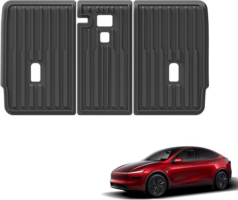 الحصير مسند الظهر لجديد 2025 2026 Tesla Model Y Juniper 5 مقاعد جميع المقاعد الخلفية للطقس يغطي الملحقات الداخلية أسود in Kuwait