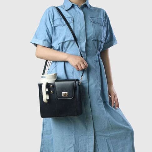 حقيبة تخزين كوب ماء محمولة في الهواء الطلق ، حقيبة كتف مع حامل زجاجة ماء رياضي لمحفظة كأس ستانلي in Kuwait