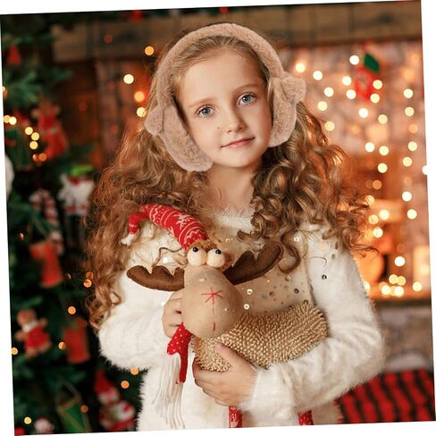1pc Multi-function Decorative Ear Warmer for Adorable Fuzzy Earmuffs Fibers Material Random Color for Outdoor Activities and Keeping Ears Cozy in Saudi Arabia